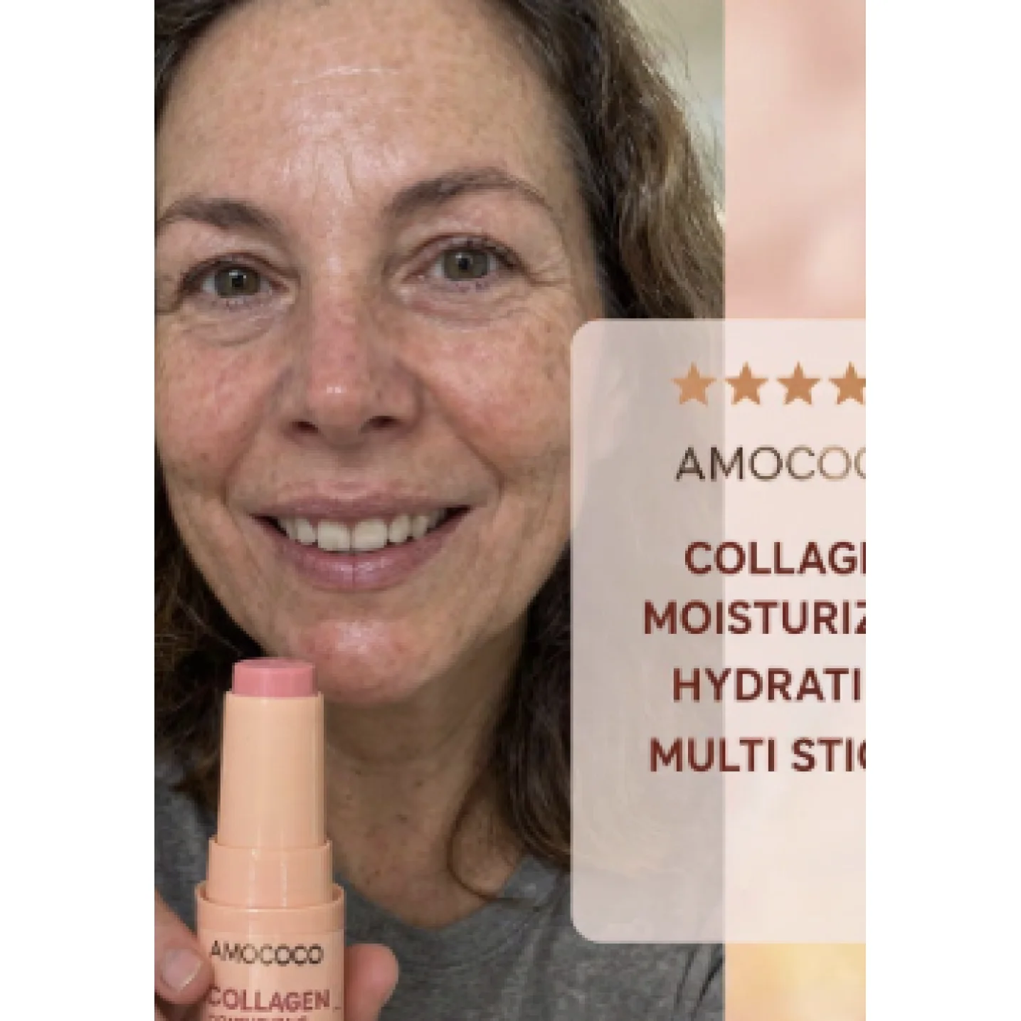 Bastão facial com colágeno e cálcio 4