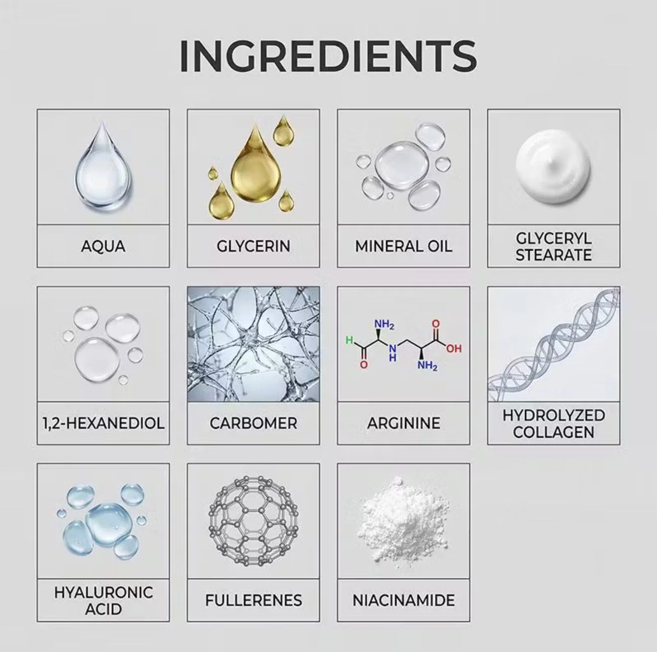 Creme de proteína collagen